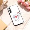 Chonky P-Polar bear   phone Case For Samsung Galaxy A73,A72,A71,A70,A53,A52,A51,Others Soft Black Shell