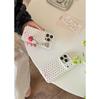 High-End 3D Cherry Pendant Polka Dot Phone Case for iPhone 17, 16 Pro Max, 15, 14