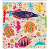 Ocean Life Shower Curtain: Vibrant Fish, Seahorses, Starfish, Dolphins, And Corals For A Nautical Bathroom Decor