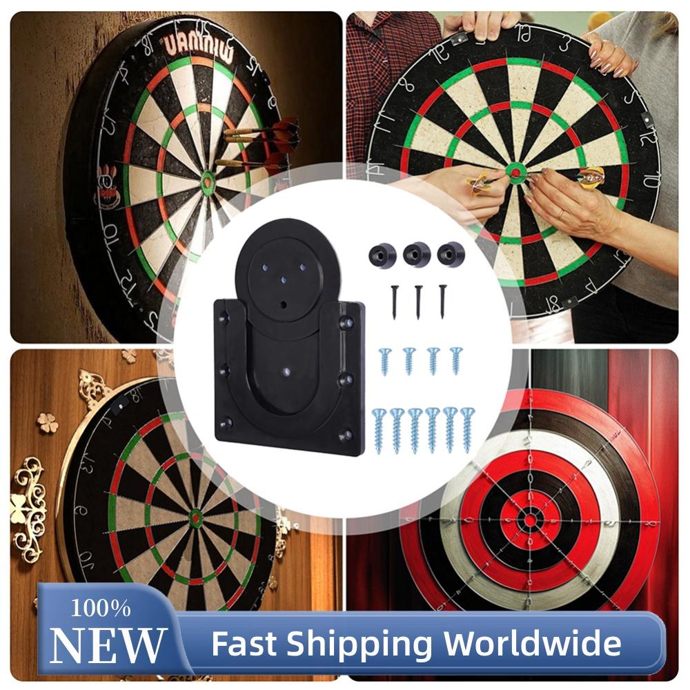 Dartboard Bracket with Pads and Screws Board Bracket Kit Wall Hanging Dartboard Mounting Bracket Set for Hanging Dartboard