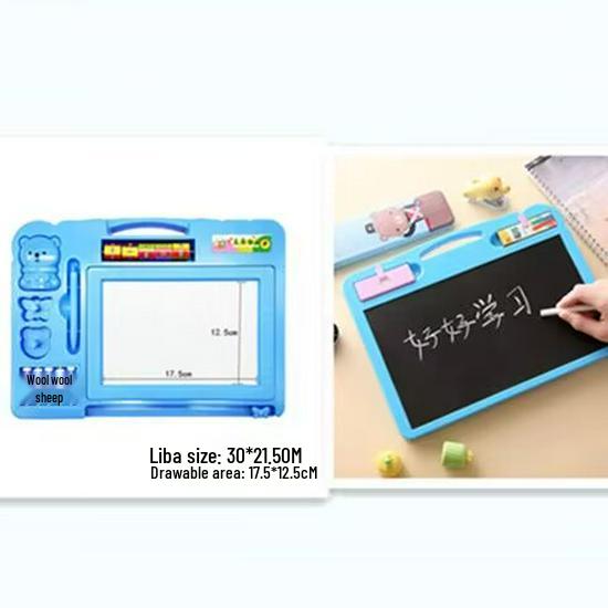 Großes magnetisches Zeichenbrett für Kinder - Buntes Graffiti- und Schreibspielzeug mit Stift