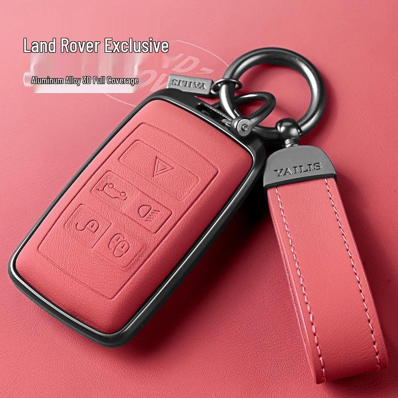 Compatible with Land Rover Range Rover Key Case: Evoque, L Discovery 4/5, Sport Version, Velar, Defender, Autobiography Buckle.