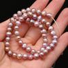 1String, Natural Freshwater Pearls, Subcircle Pearl Beads, 6-7 Mm, for DIY Necklace Bracelet, Jewelry Making, Women Birthday Party Crafts, 36cm