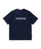 Keulitikeolpeullegseu Usa Critical Logo Short Sleeve T-Shirt Navy