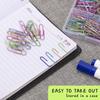 Paper Clips, 240pcs Medium Size Colored, PaperClips Assorted Colors, Paper Clips for Paperwork Office School and Personal Use