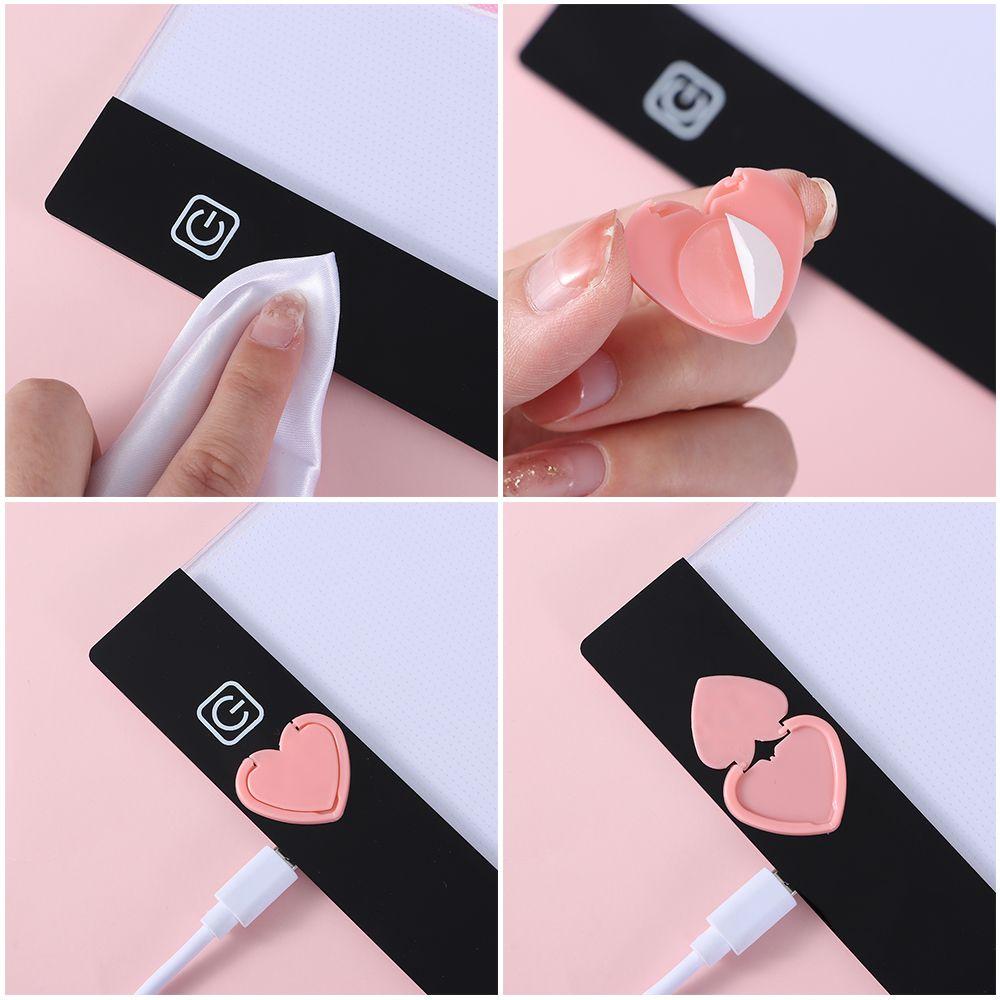 5D Light Pad Switch Cover Diamond Painting Tools Art Drawing Pad Heart Shape LED Board Dustproof Covers Diamond Accessories
