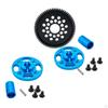 1:10 Scale RC High Speed Gear Set, Metal Gears Upgrade Parts, 54500 Aluminum Kit for Tamiya TT02