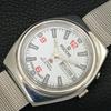 VINTAGE RICOH R31 AUTOMATIC JAPAN MENS WHITE COLOR DIAL WATCH a707675-1
