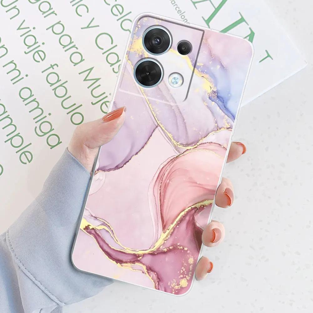Für OPPO Reno 8 Pro 5G Hülle 8 Pro + Farbverlauf Transparente Hülle Für OPPO Reno 8 Pro + Plus Reno8 Cover Silikon Rückseite Stoßfänger