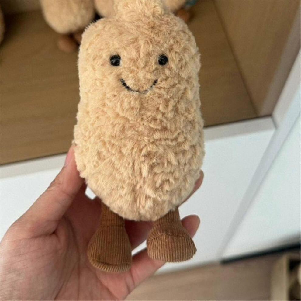 Peluche Cacahuète Miniature - Déco Salon Douce et Kawaii, Compagnon Interactif, Cadeau idéal pour enfants et fêtes Halloween et Noël