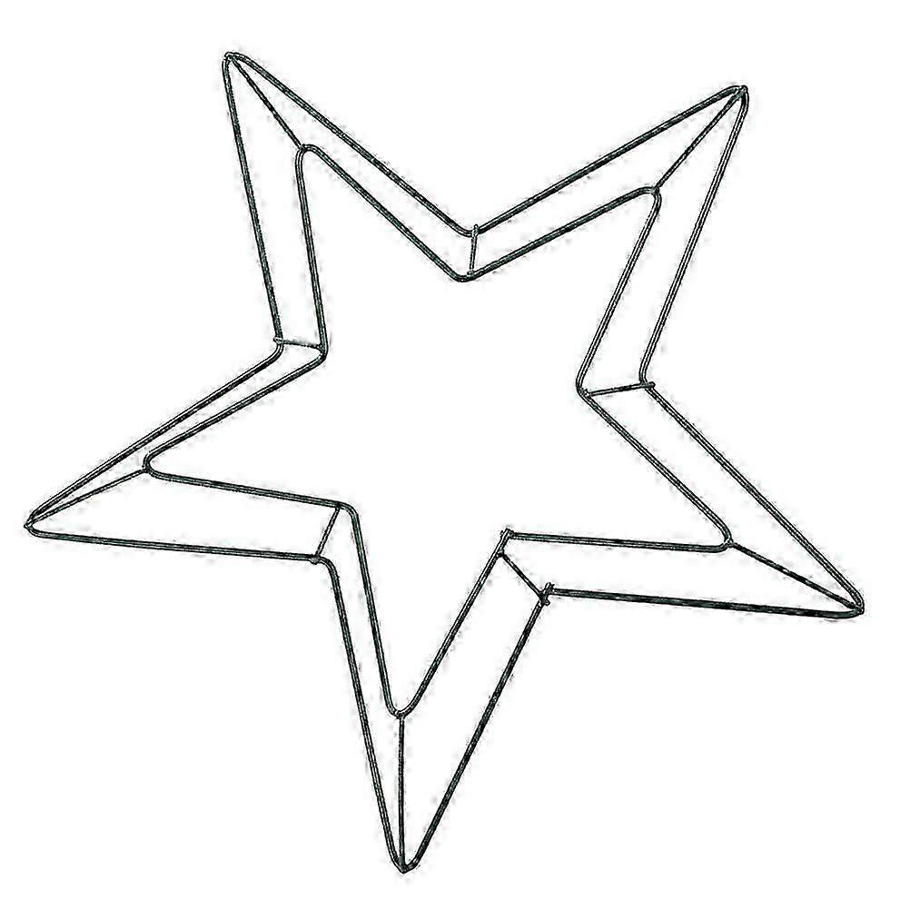 2026 Best!! Metal Iron Wire Five Pointed Star Floral Hoop for DIY Crafts