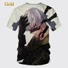 Summer Men's Casual Short-sleeved T-shirt Fashion Nier Automata 3D Printed T-shirt Personality Harajuku Streetwear Short Sleeved