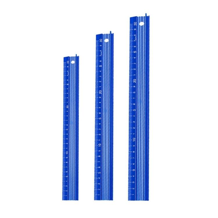 Hand Protective Ruler Nonslip Ruler Wood Cutting Straight Ruler Woodworking Tool