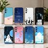 M-MUSIC Y-YorushikaS A-ART Etui na telefon Dla Samsung Galaxy A73,A72,A71,A70,A53,A52,A51,Inne Miękka czarna obudowa