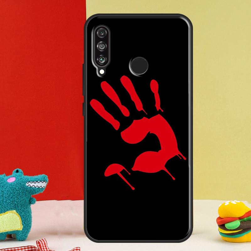 Bloody Hand For Huawei Nova 12s 12i 11i 8i 9 10 SE Y91 Y90 Y60 Y70 Y72 Y61 P20 P40 P30 Lite P60 Pro Case