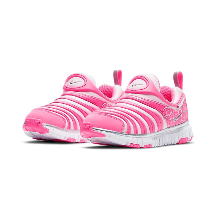 Nike Dynamo Free Low top Sports Casual Shoes Pink White Children Aged 3 7 Years Old DC3272-606