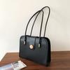 Veske Kvinne Nisje Designpakke Mote Enkel skulder Armhule Veske Tekstur Liten firkantet veske