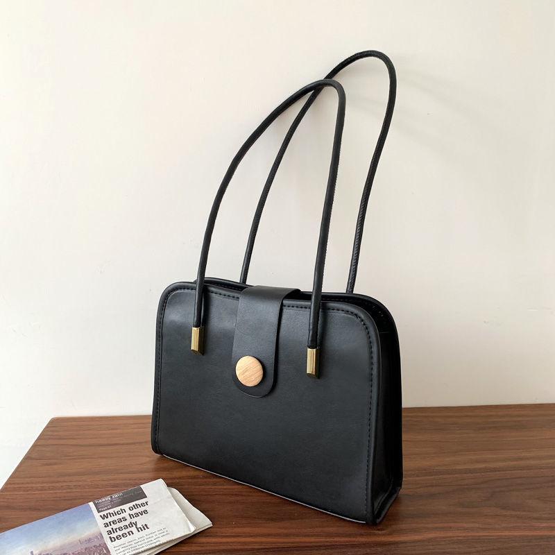 Veske Kvinne Nisje Designpakke Mote Enkel skulder Armhule Veske Tekstur Liten firkantet veske