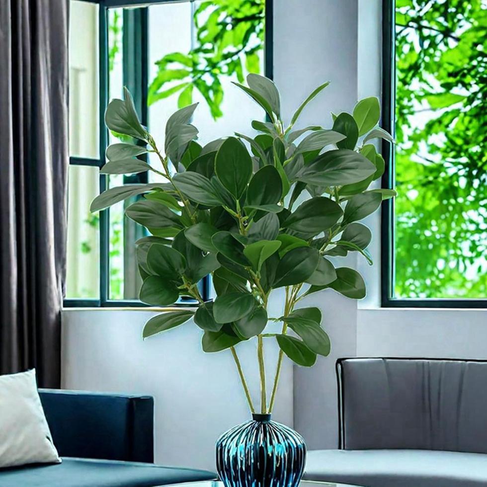 Artificial Plants Green Yulan Office Bride Bouquet Wedding Home Vase Garden Wreath Courtyard Dining Table Outdoor DIY Gift Decor