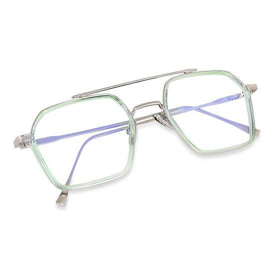 Brýle s blokováním modrého světla Dervin Herní filtr Transparentní šestiúhelníkové brýle pro ochranu očí, počítač/tablet/laptop/mobil/televize