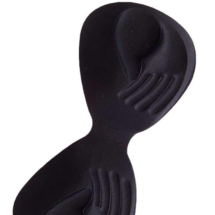 Plus Size Thickened Palm-Shaped Push-Up Heart Bandeau Bra with Padded Sponge Inserts