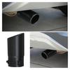 Exhaust Pipe Tip Tail Stainless Muffler Steel Replacement for 4cm-7cm155-275"
