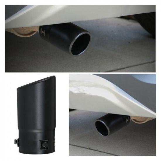 Exhaust Pipe Tip Tail Stainless Muffler Steel Replacement for 4cm-7cm155-275"