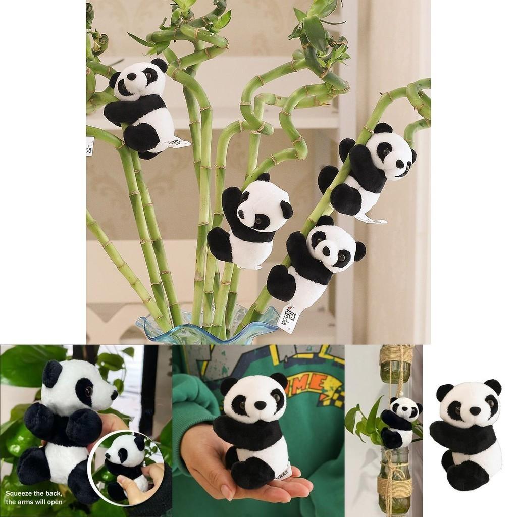 Mini Cute Panda Plush Gripper Perfect For Home Decorations And Gifting!
