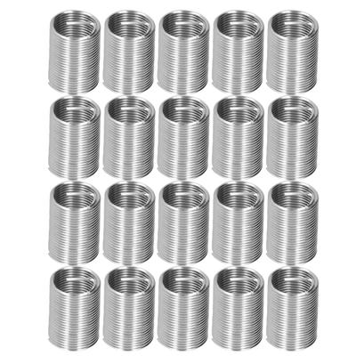 20 Pezzi Riparazione Filettatura M14 x 1.25 Inserto Spirale Circolare Riduttore Dado Espansore Filettato Presa Set 2.5D
