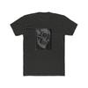 Skull Portrait Tee | Grunge Dark Skull with Orange Eye, Graphic T-Shirt Style
