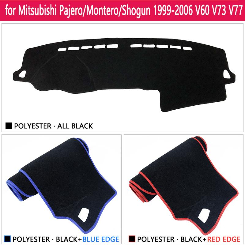 For Mitsubishi Pajero Shogun Montero 1999~2006 V60 V73 V77 Anti-Slip Mat Dashboard Cover Carpet Sunshade Dashmat Car Accessories