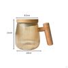 Mug, Self Mixing Living Room, Kitchen, Coffee/Milk/Protein Powder Glass, Powerful Automatic