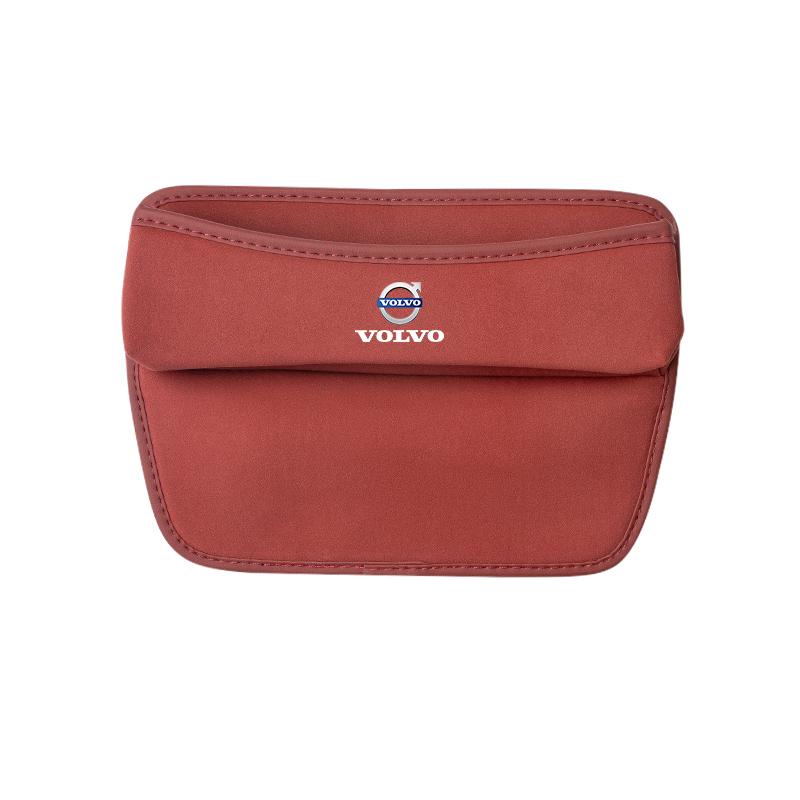 Car Seat Gap Storage Box Suede Organizer Case For Volvo V60 V40 XC90 S60 C30 XC60 V50 V70 S90 Olestar AWD XC40 S80 Auto Supplies