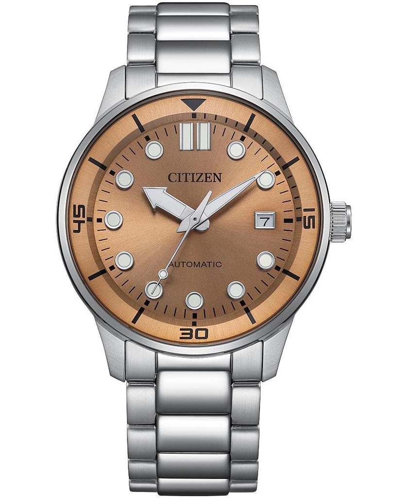 Citizen Automatyczny zegarek szafirowy ze stali nierdzewnej NJ0191-83X