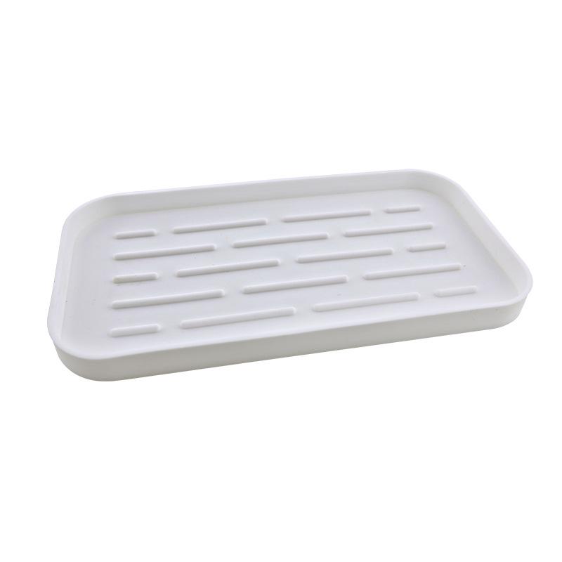 Silicone Draining Mat: Kitchen & Bathroom Sponge and Soap Holder  