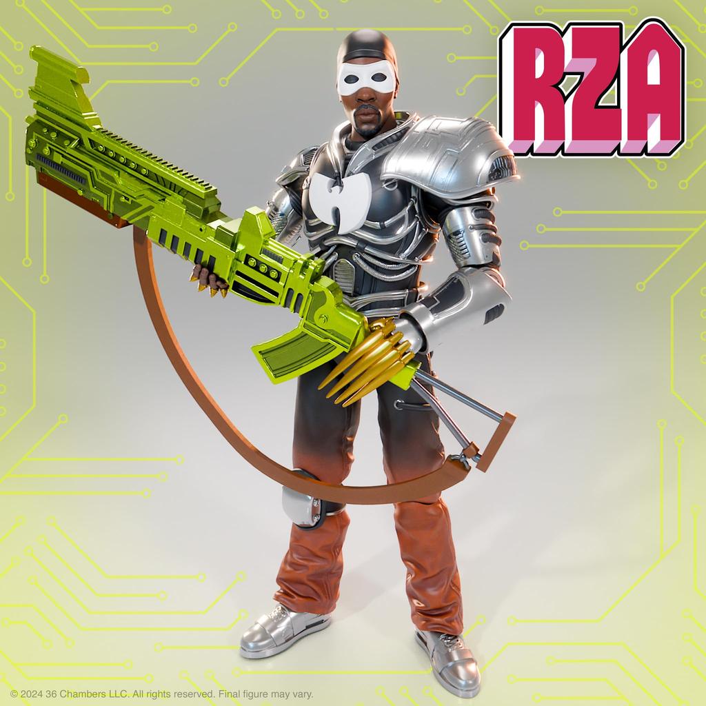 Super7 Bobby Digital RZA akční figurka příslušenství Hip-hop sběratelská retro hračka ULTIMÁTY!RZA – 7"