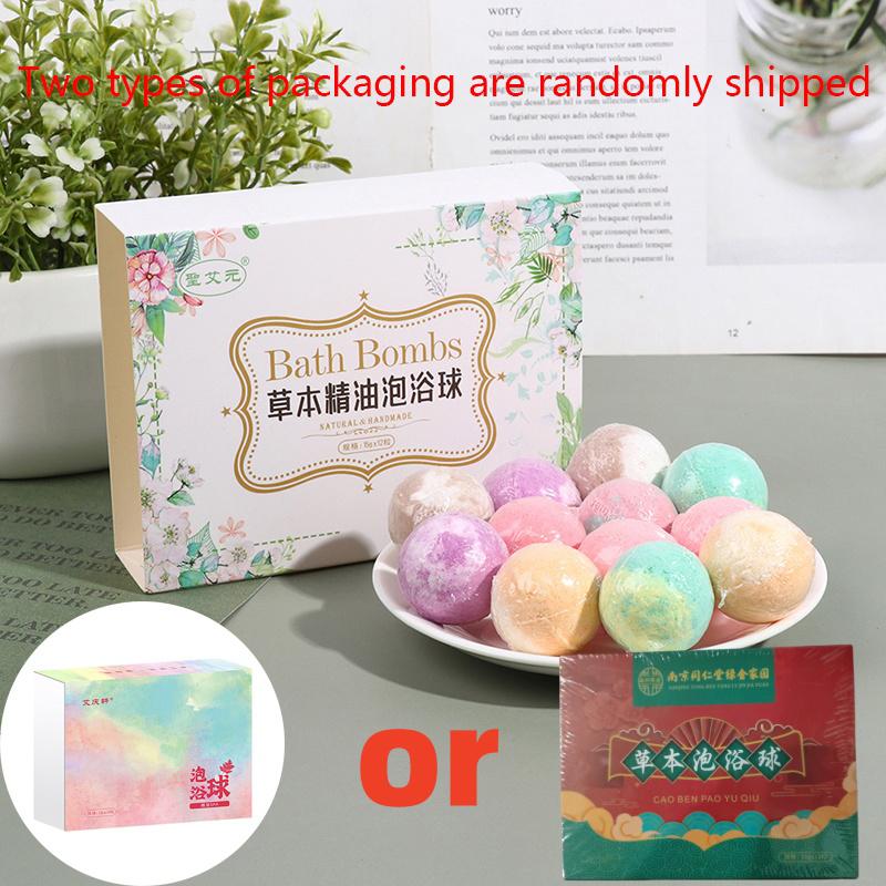 12Pcs/Set Natural Mini Handmade Bathing Foot Spa Rich Essential Oils Bath Ball