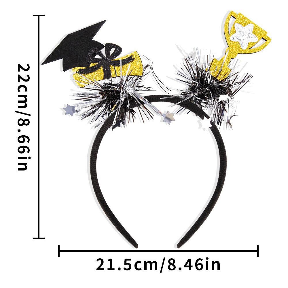 

with Tassel Graduation Season Headband Felt Celebration Hair Band New Headwear Cosplay Style 8