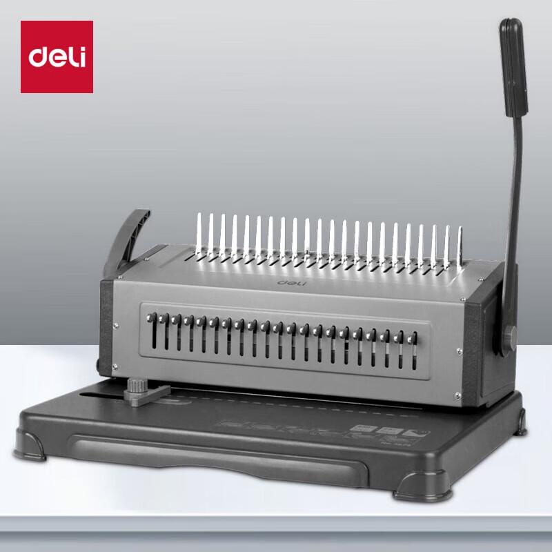 Deli 3870 21-Hole Comb Binding Machine CN plug (adapter included)