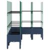 Planter with Trellis Blue Grey 160 x 120 x 142.5 cm PP