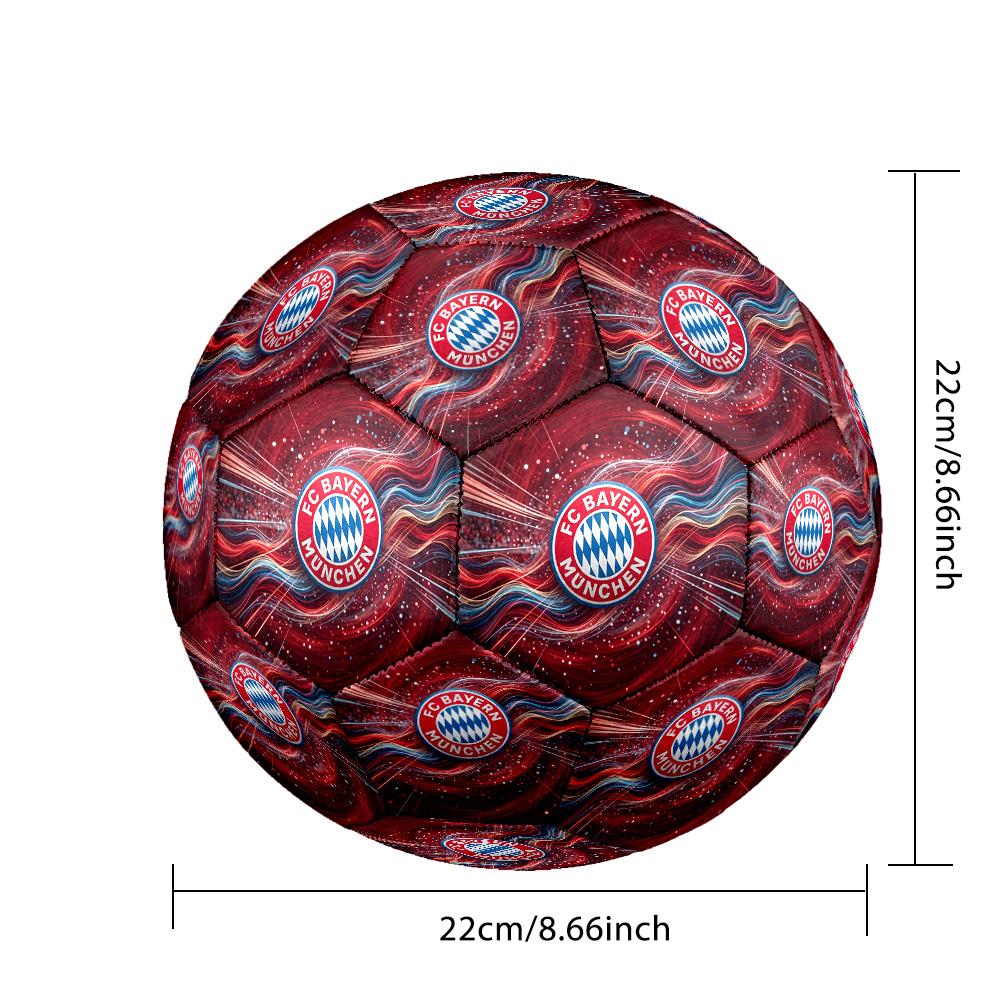 Pallone da calcio Tema Bayern Monaco Taglia 5 Pallone da calcio Tocco Morbido Pallone da calcio per Allenamento Professionale per Sport all'Aperto