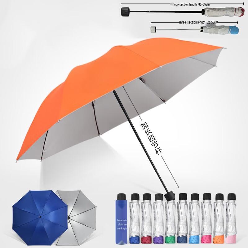 Xinyuxuan 8-Rib UV Folding Umbrella (5-Pack)