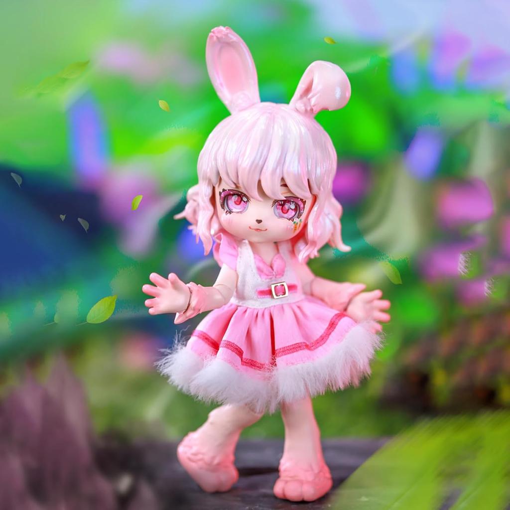 BJD Dolls Blind Box,Kawaii BJD Dolls Exotic Beast Record Series Ball Jointed Doll Collectable Action Figure for Girls Birthday Party Gift