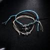 3pcs Set Bohemia Trendy Sea Turtle Rope Weaving Anklets for Women Retro Charm Summer Beach Jewelry Set Holiday Accessories Gift