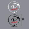 Auto-Plakette Vinylfolie Aufkleber Tankdeckel Dekor Aufkleber Zubehör für Lexus CT200h NX300h RX300 RX330 EX300h F Sport IS RX NX ES