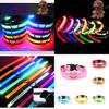 Brightly Colored Led Dog Collar Rechargeable Light-up Neckband For All Size Dogs