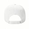 White Baseball Cap Adjustable Sun Protection Hat For Men And Women