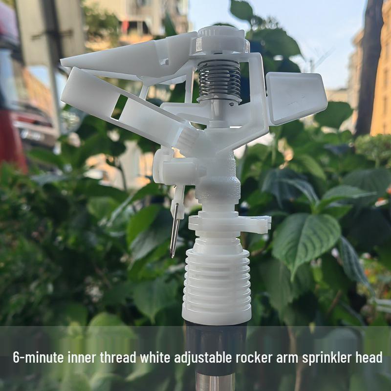 360° Rotating Adjustable Oscillating Sprinkler Head for Lawn & Garden Irrigation