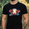 T-Shirt Herren Kuh als Astronaut Motiv Baumwolle Größe XS bis 5XL