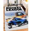 Tappetino da Gioco Rettangolare Antiscivolo Morbido per la Casa Tappetino d'Ingresso Interno Esterno Tappetino di Benvenuto Rocket League